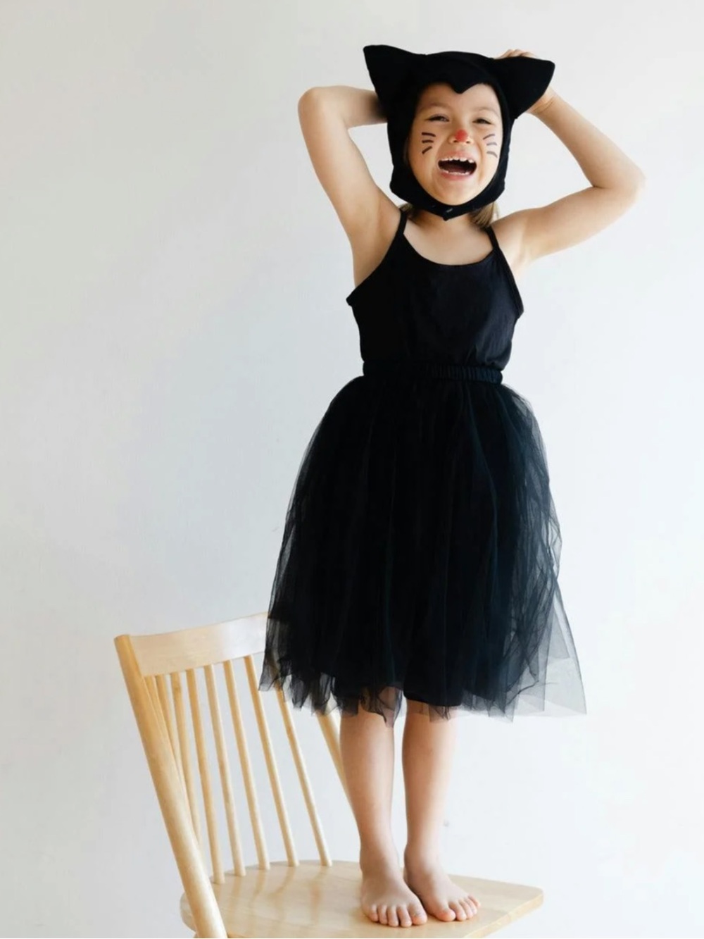 Band of the Wild Black Cat Tulle Kids Tutu Costume Dress / 2T